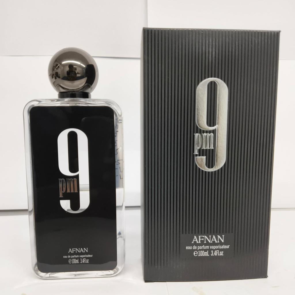 Afnan 9PM Black Eau de Parfum for Men 3.4 fl oz / 100ml | Long-Lasting Designer Fragrance