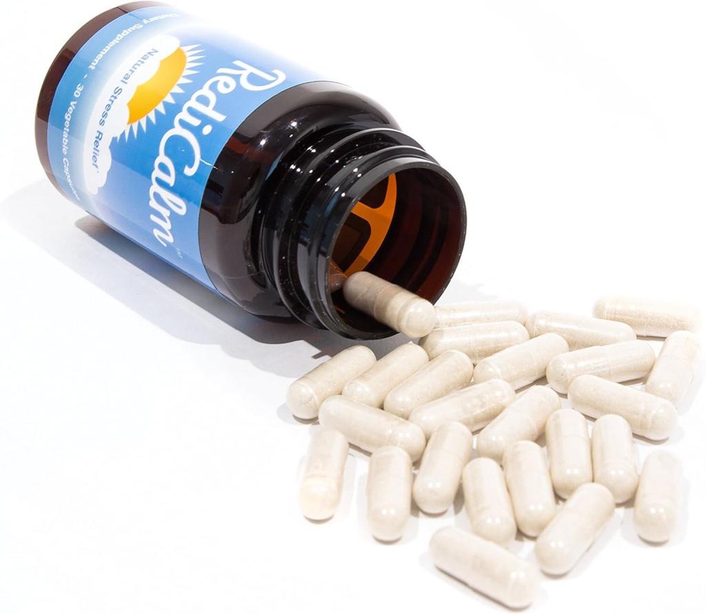 RediCalm Natural Stress Relief Supplement | 30 Vegan Capsules | Non-GMO & Gluten-Free