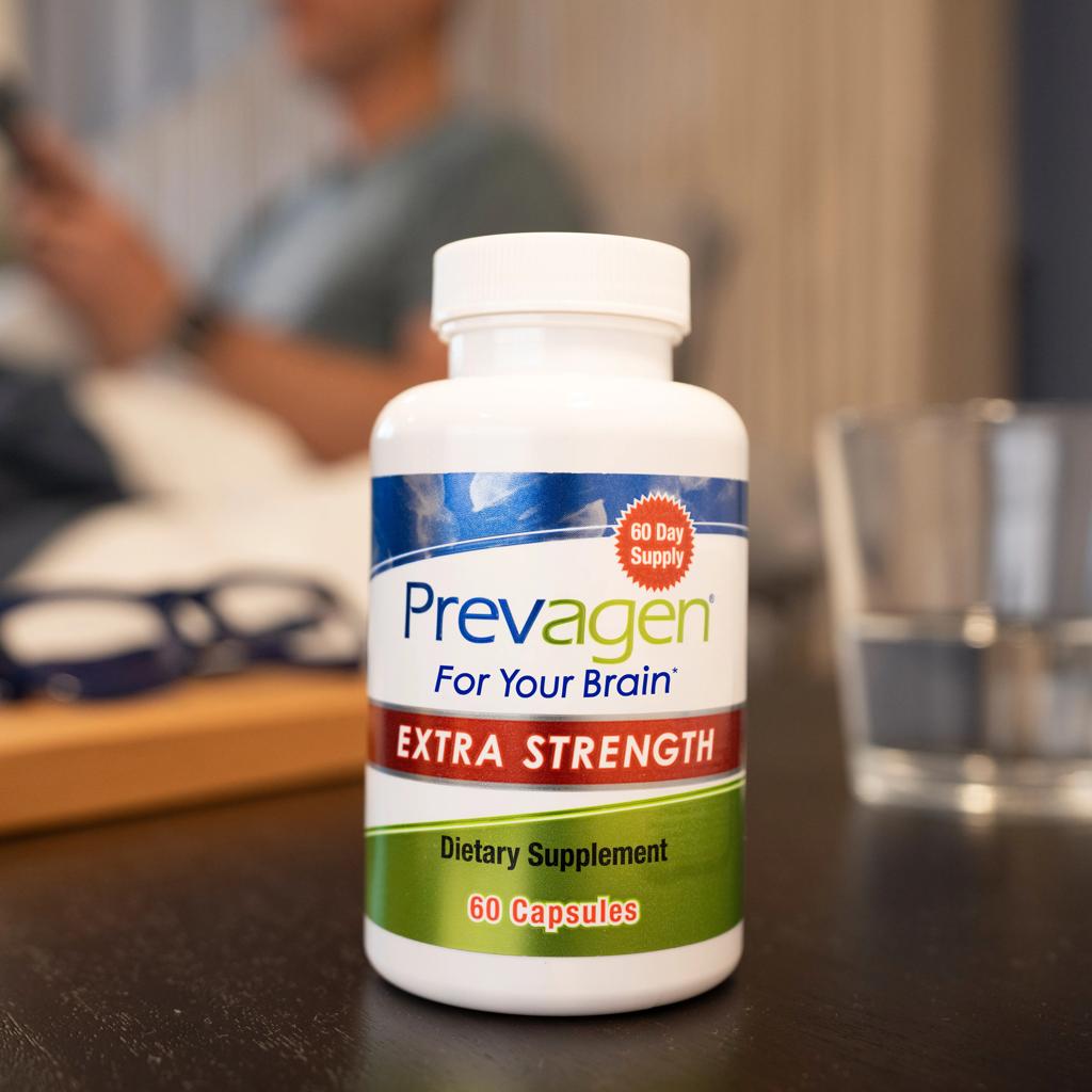 Prevagen Extra Strength 20mg Brain Health Supplement | 60 Capsules | Apoaequorin & Vitamin D