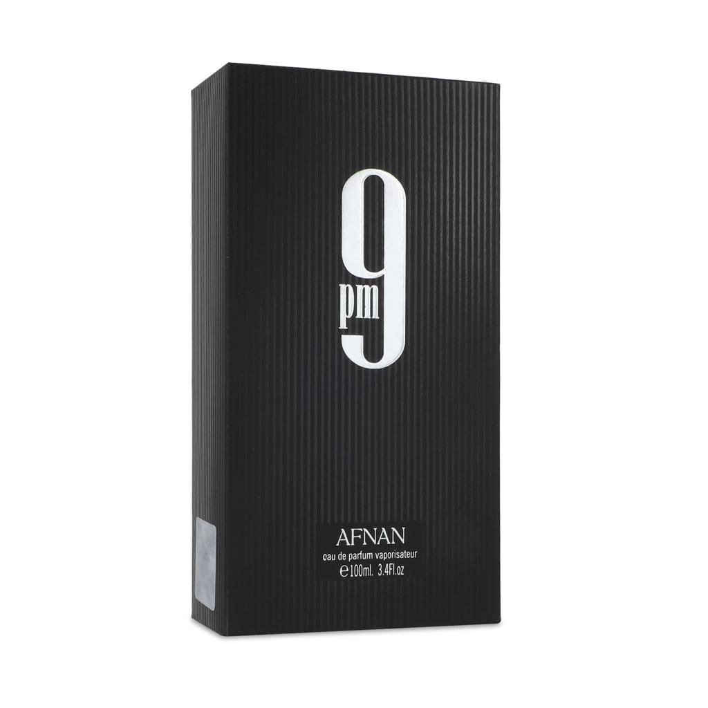 Afnan 9PM Black Eau de Parfum for Men 3.4 fl oz / 100ml | Long-Lasting Designer Fragrance