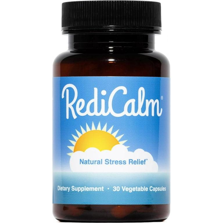 RediCalm Natural Stress Relief Supplement | 30 Vegan Capsules | Non-GMO & Gluten-Free