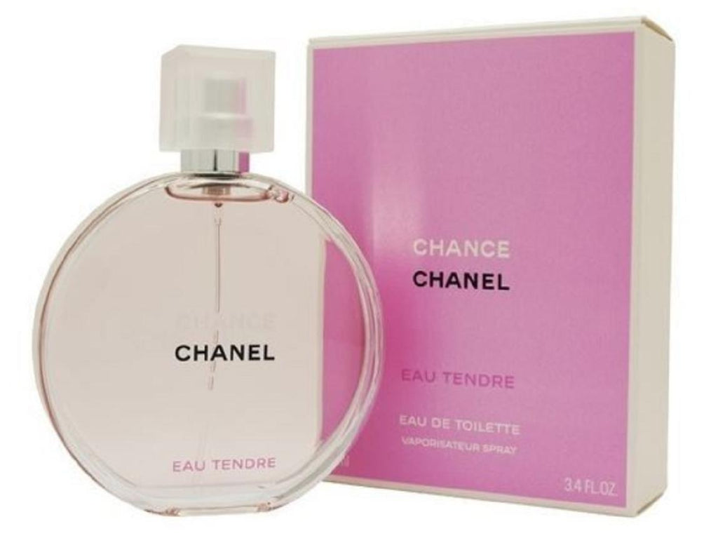 CHANEL Chance Eau Tendre Eau de Toilette Spray 3.4 oz / 100ml for Women | Brand New & Sealed