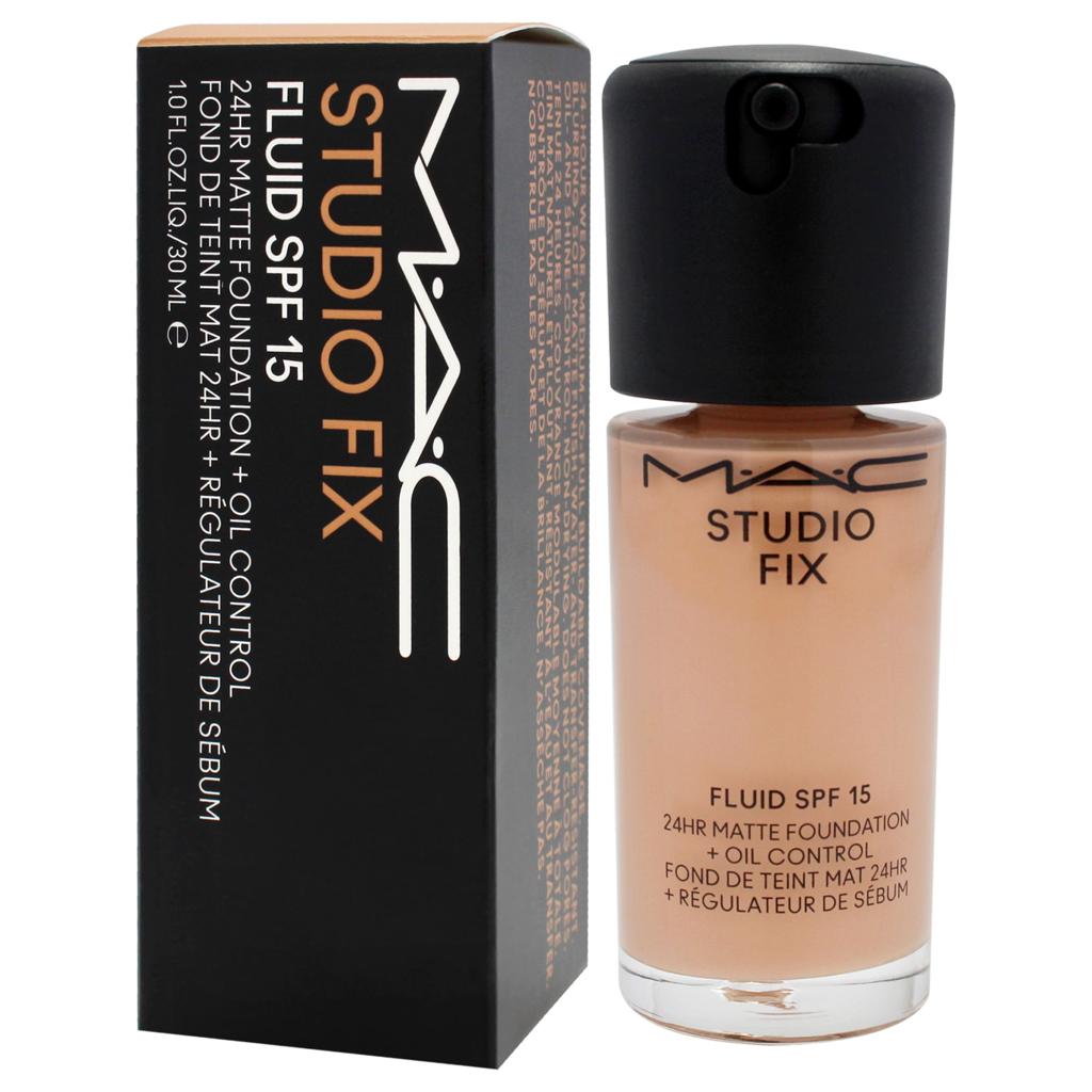 MAC Studio Fix Fluid SPF 15 Foundation NC40 1 oz / 30ml | 24HR Matte + Oil Control | New